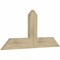 Ekena Millwork Portland Rough Sawn Timber Gable Bracket, Douglas Fir, 48"W x 22"H x 2"D x 6"F, 11/12 Pitch GBW048X22X0206POR00RDF - alternate 5